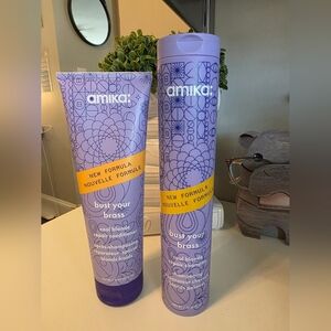 amika Bust Your Brass Cool Blonde Shampoo & Conditioner Set